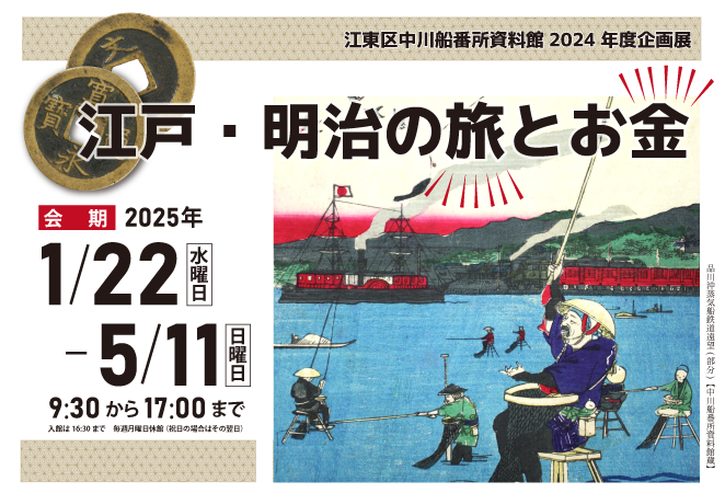 企画展「江戸・明治の旅とお金」